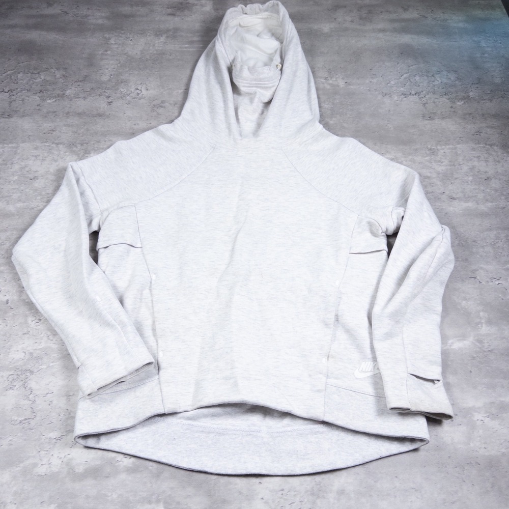 modern nike hoodie tech fleece mask womens small
